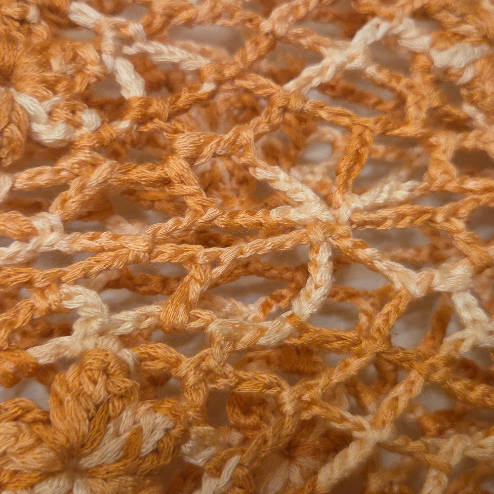 Pretty Angel Tangerine Crochet cover up, Brand New, Large.